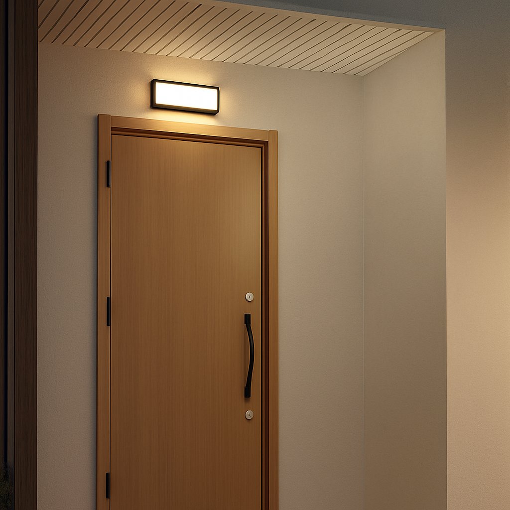 applique murale led extérieure en aluminium imperméable et décorative