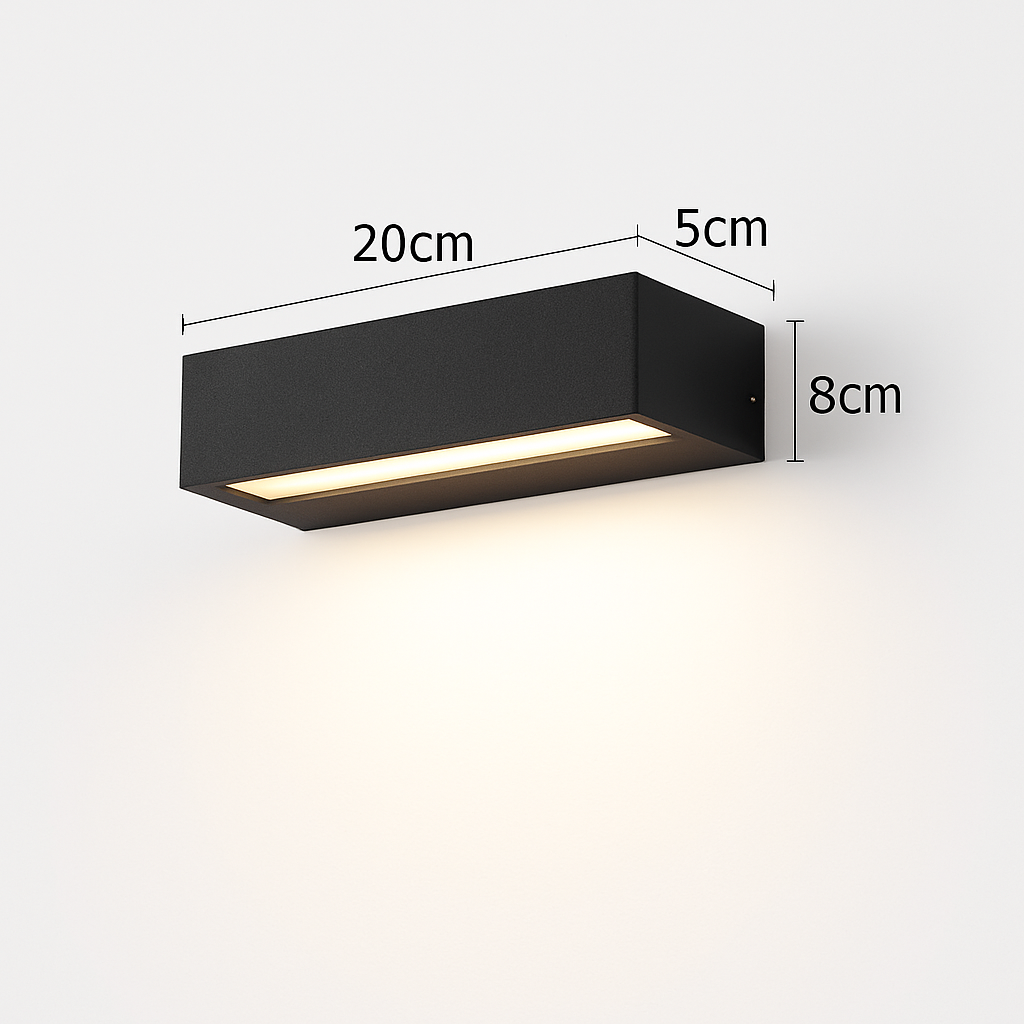applique murale led extérieure imperméable pour éclairage extérieur
