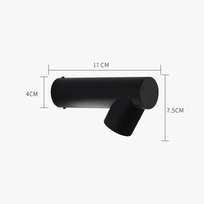 applique murale led extérieure moderne pour jardin et escalier