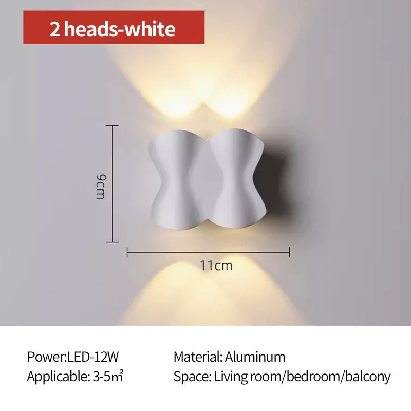 applique murale led extérieure étanche décoration jardin lumineuse