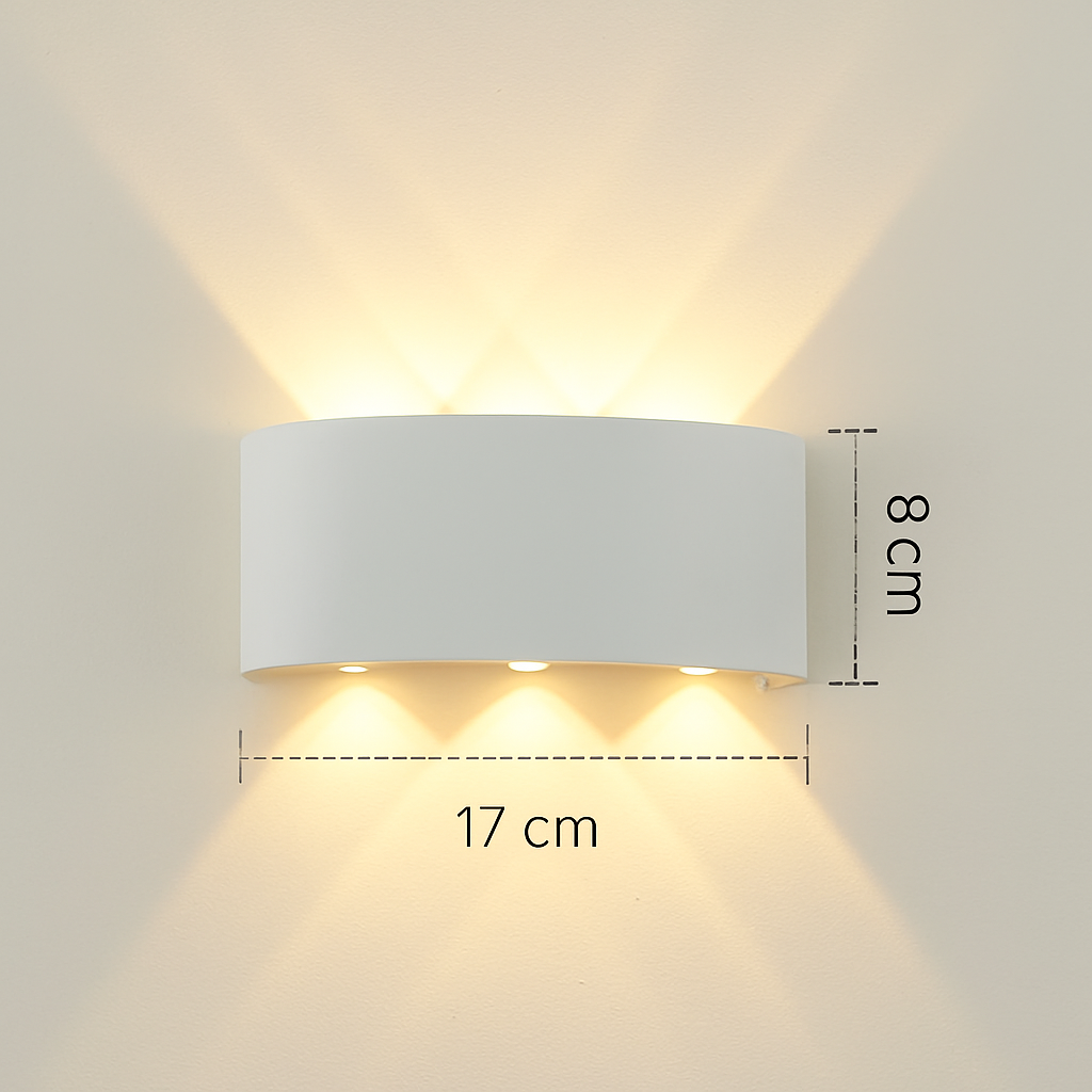applique murale led extérieure étanche en aluminium zbw0010