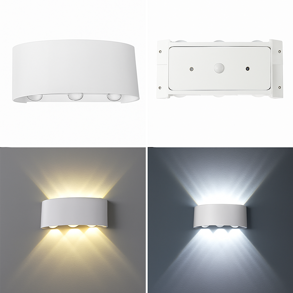 applique murale led extérieure étanche en aluminium zbw0010