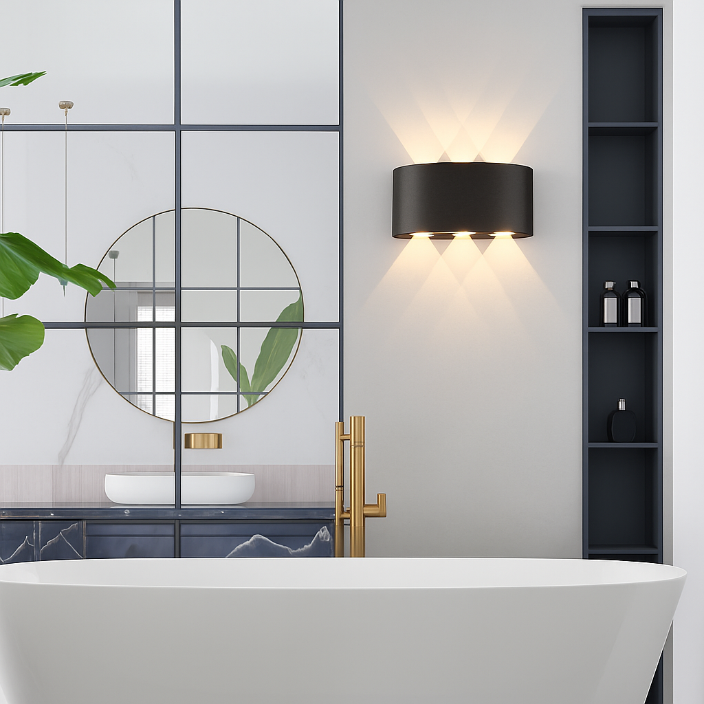 applique murale led extérieure étanche en aluminium zbw0010