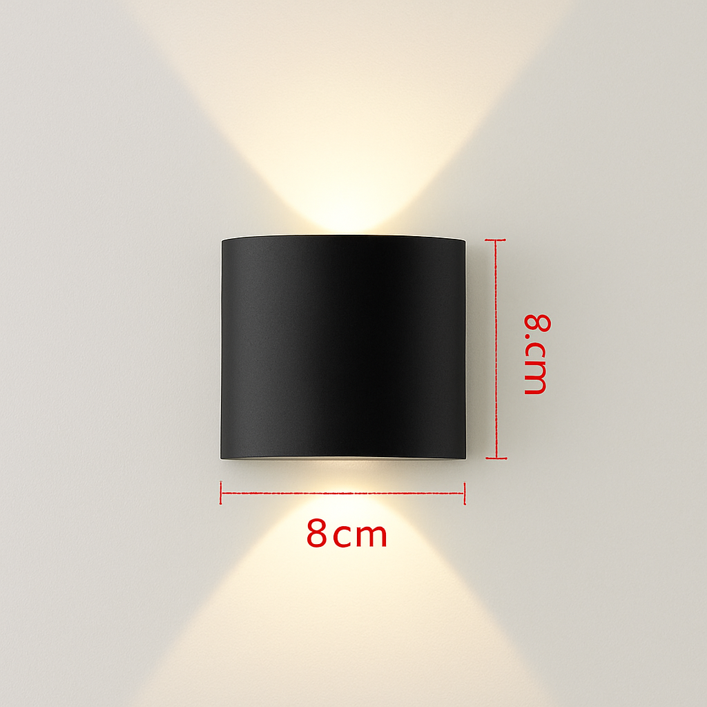 applique murale led extérieure étanche en aluminium zbw0010