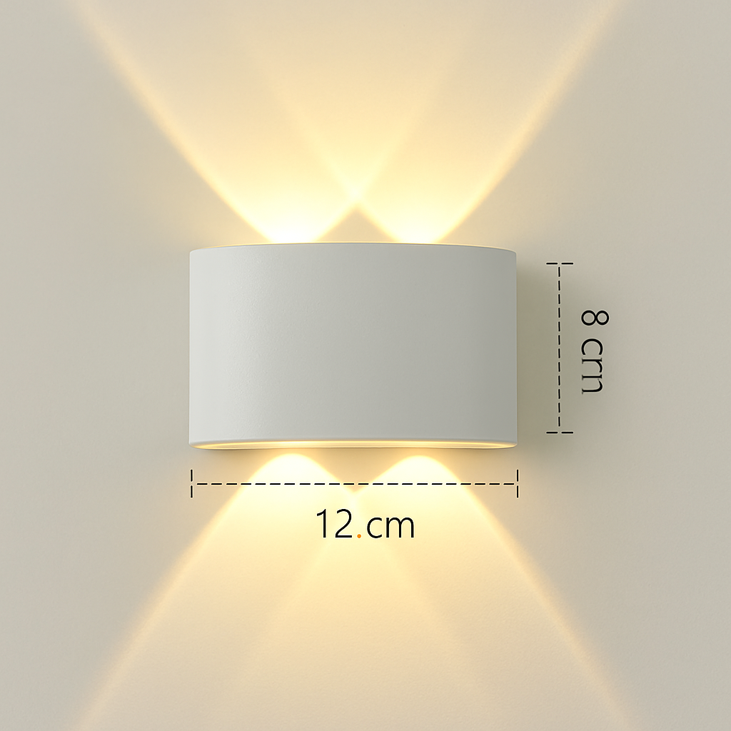 applique murale led extérieure étanche en aluminium zbw0010