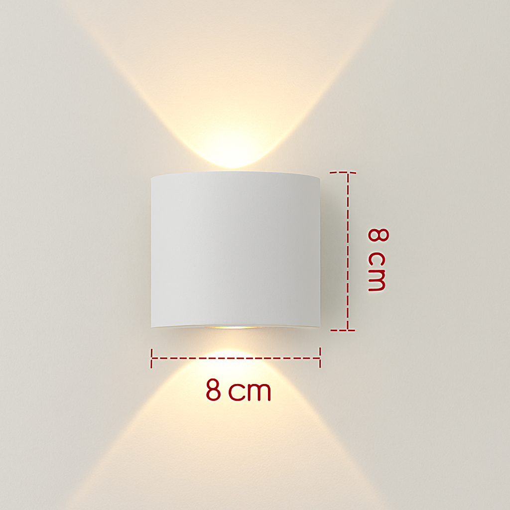 applique murale led extérieure étanche en aluminium zbw0010