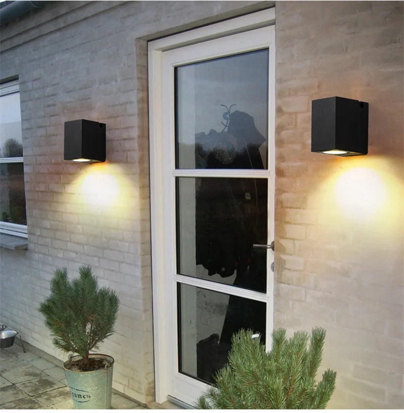 applique murale led extérieure étanche pliante pour cour jardin