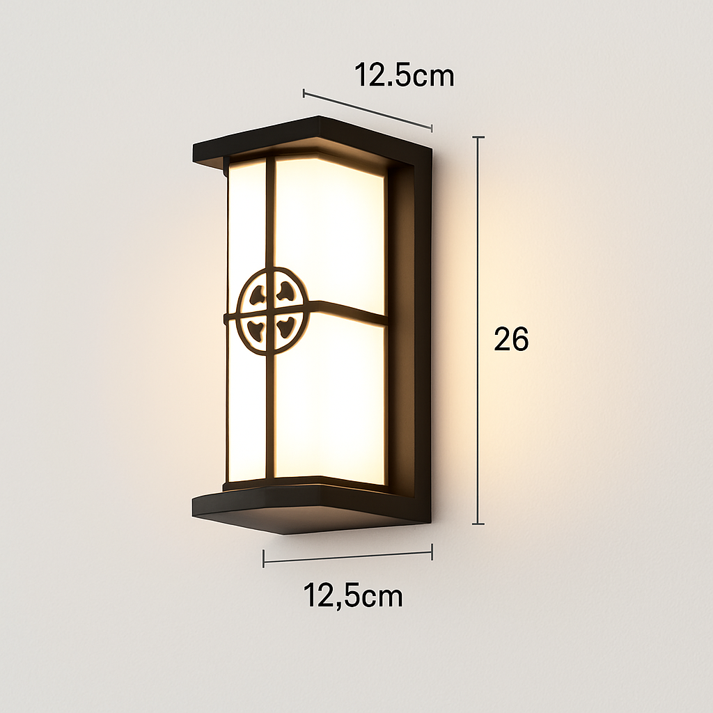 applique murale led extérieure étanche pour éclairage décoratif