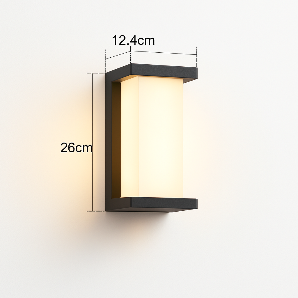 applique murale led extérieure étanche pour éclairage décoratif