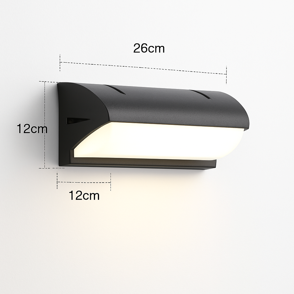 applique murale led extérieure étanche pour éclairage décoratif