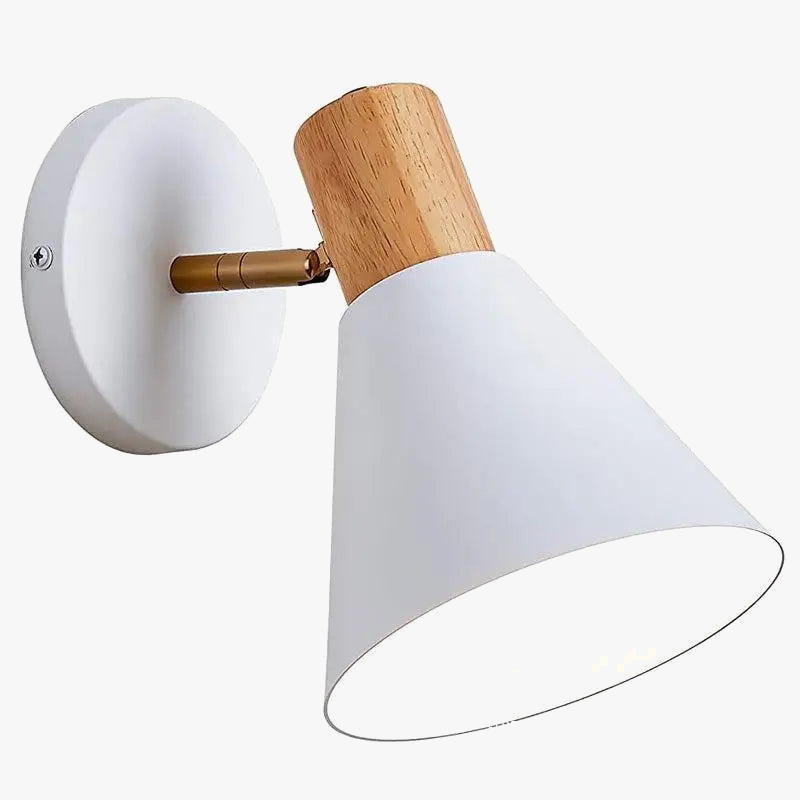 applique murale led industrielle réglable avec prise et interrupteur