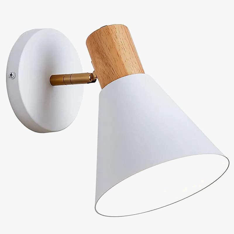 applique murale led industrielle réglable avec prise et interrupteur