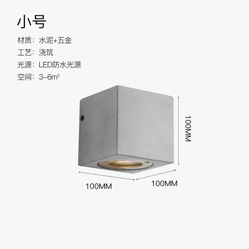applique murale led industrielle étanche pour extérieur et espaces variés