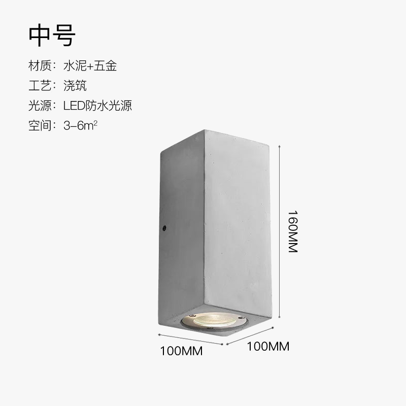 applique murale led industrielle étanche pour extérieur et espaces variés