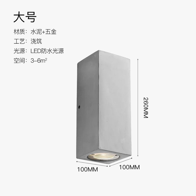 applique murale led industrielle étanche pour extérieur et espaces variés