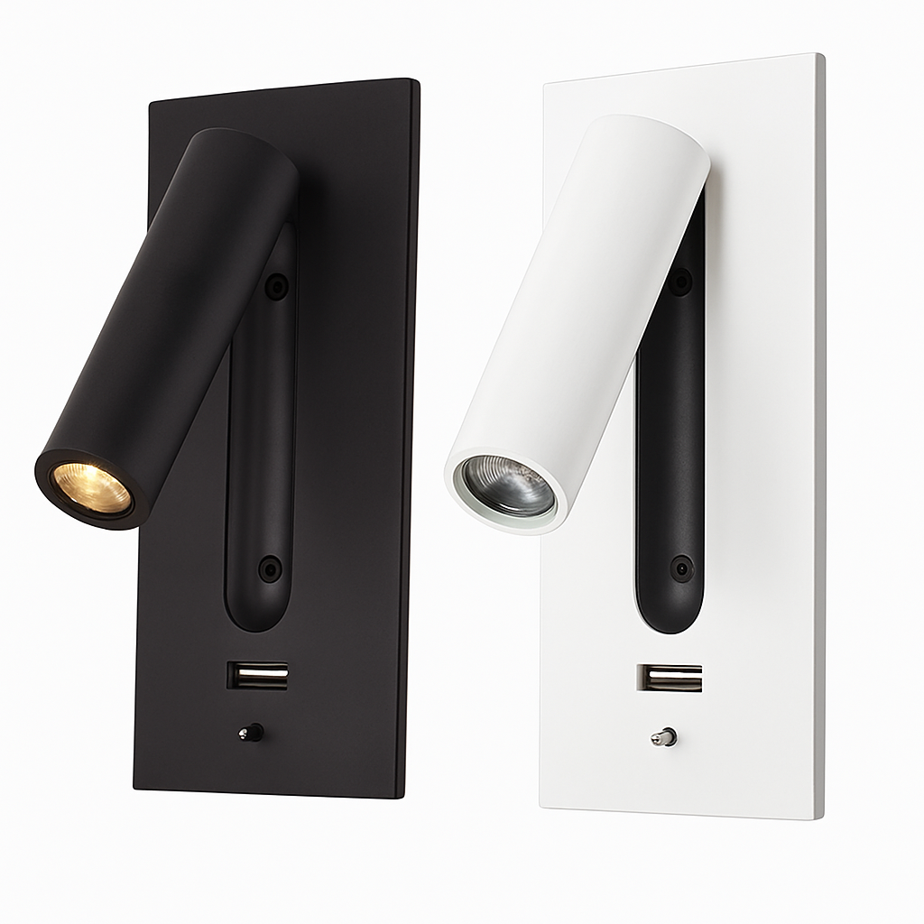 Applique murale LED intégrée multifonction avec interrupteur