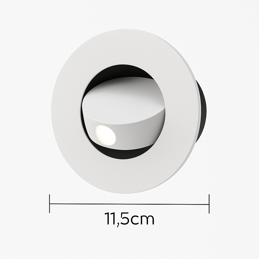 Applique murale LED intégrée nordique 3W