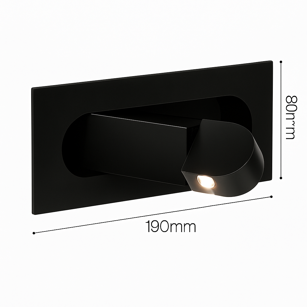 Applique murale LED intégrée nordique 3W