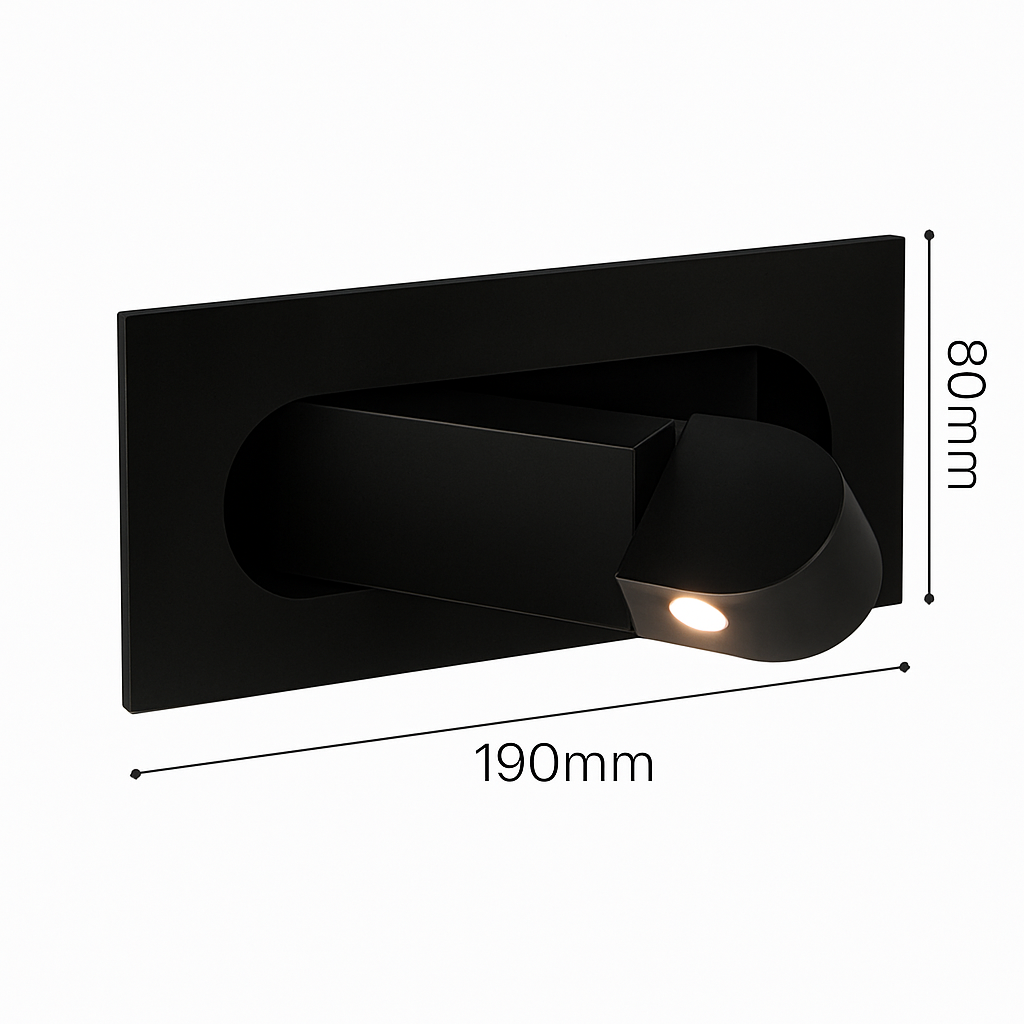 Applique murale LED intégrée nordique 3W