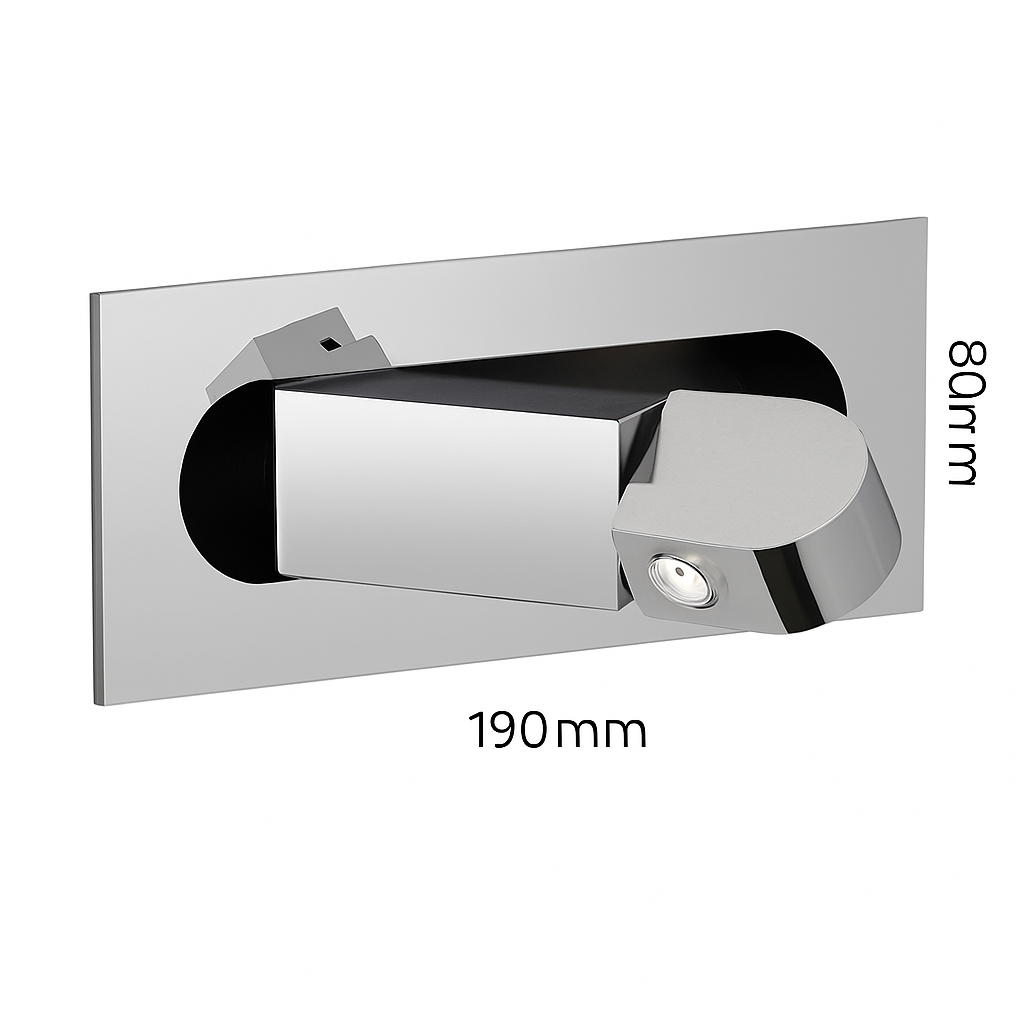 Applique murale LED intégrée nordique 3W