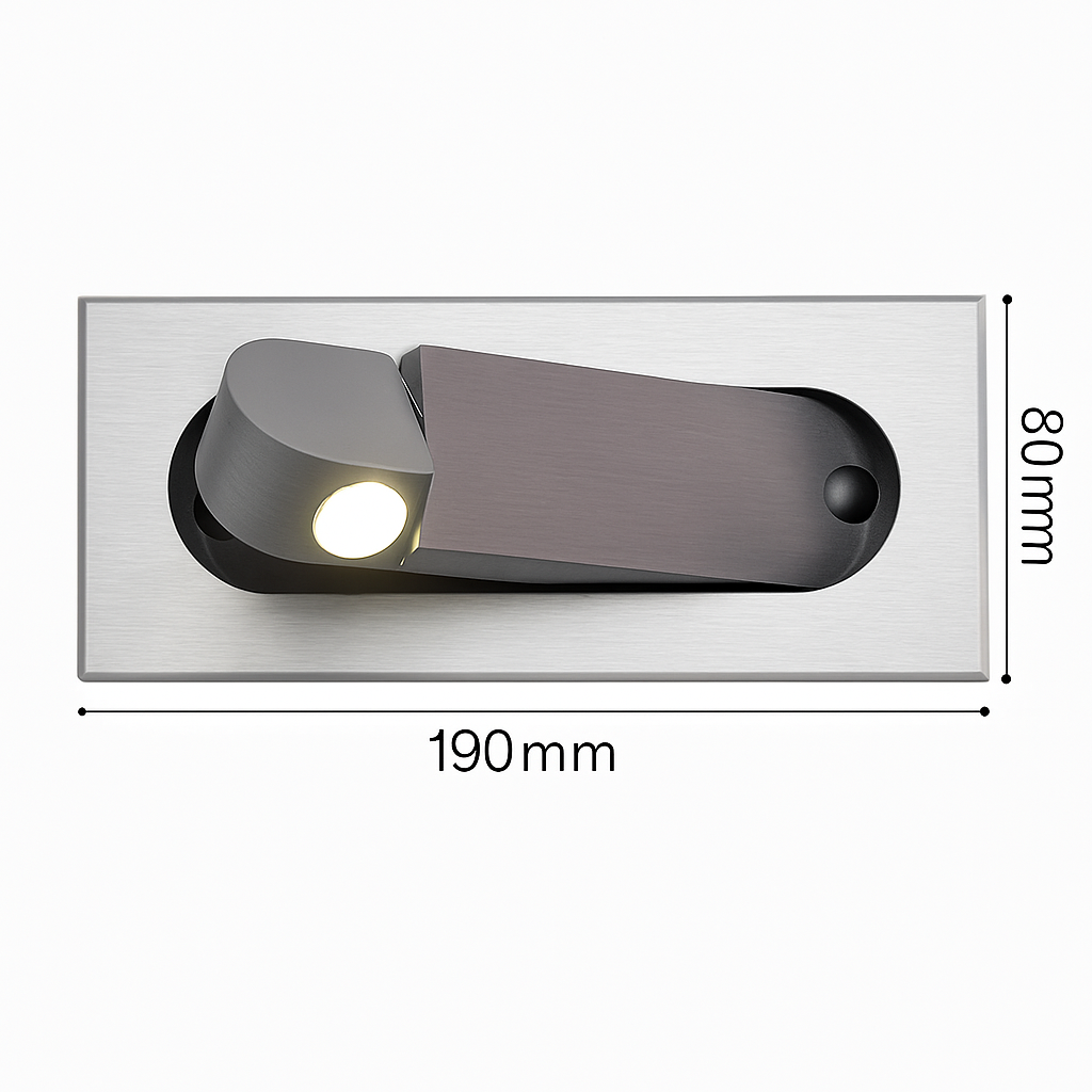 Applique murale LED intégrée nordique 3W