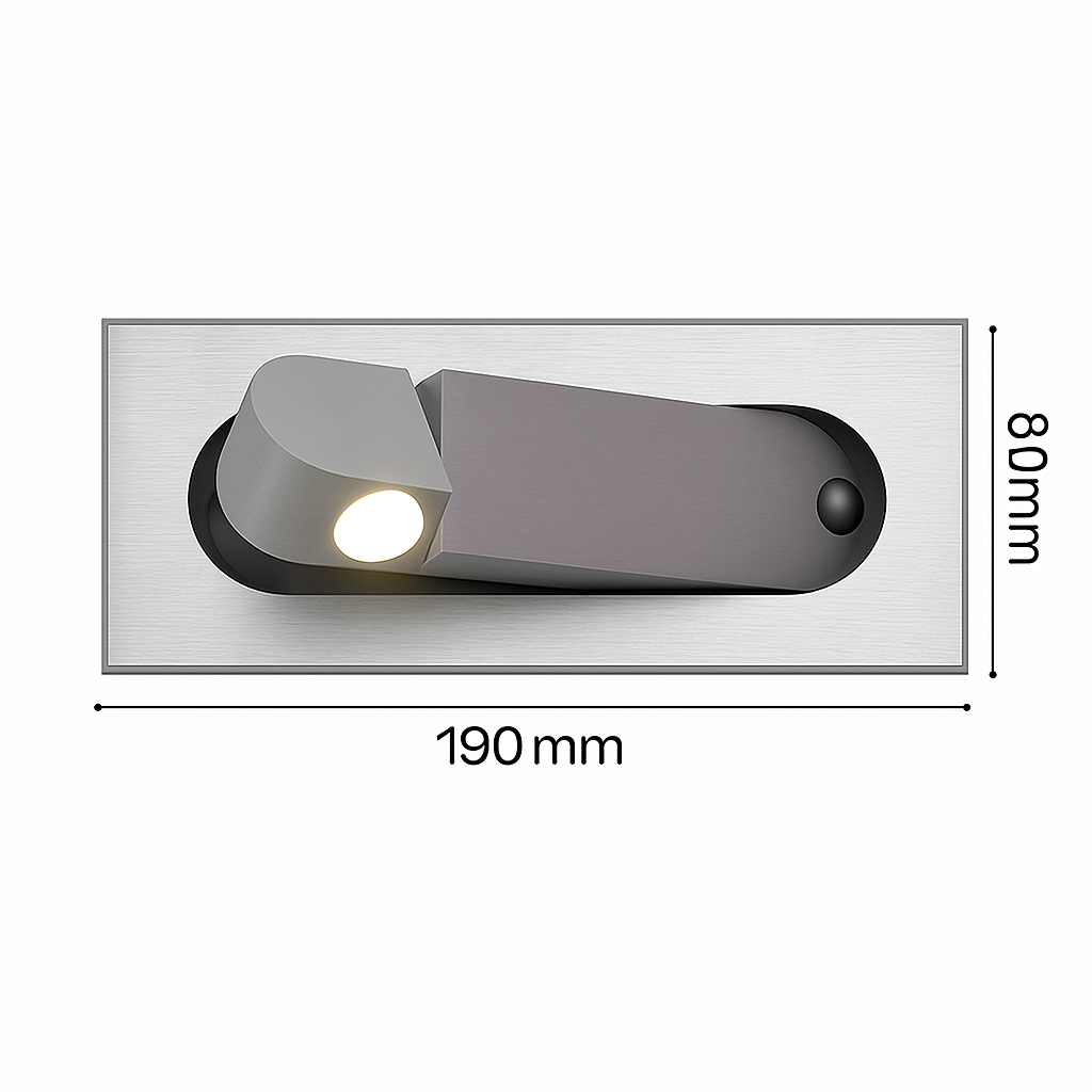 Applique murale LED intégrée nordique 3W