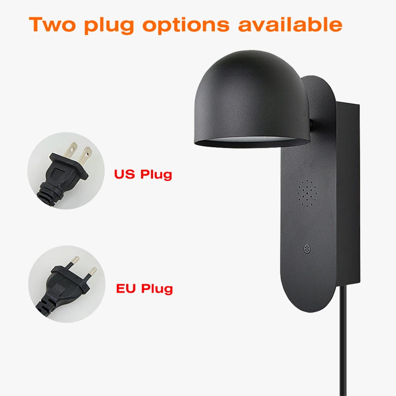 applique murale led intelligente rotative et réglable pour décoration intérieure