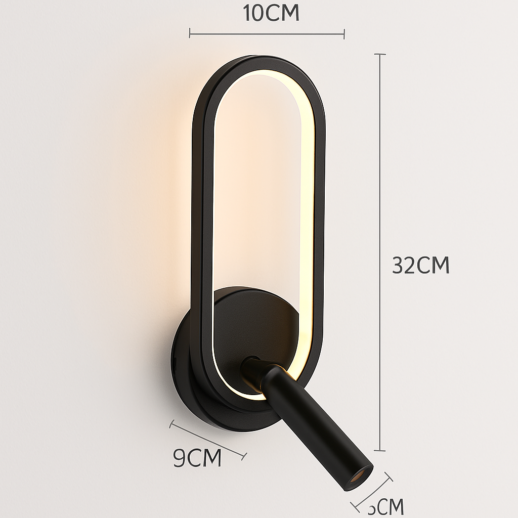 Applique murale LED lampe liseuse pour chambre hôtel tête de lit nuit livre lampe Rotation chevet avec intérieur LED Booklight 90-260V