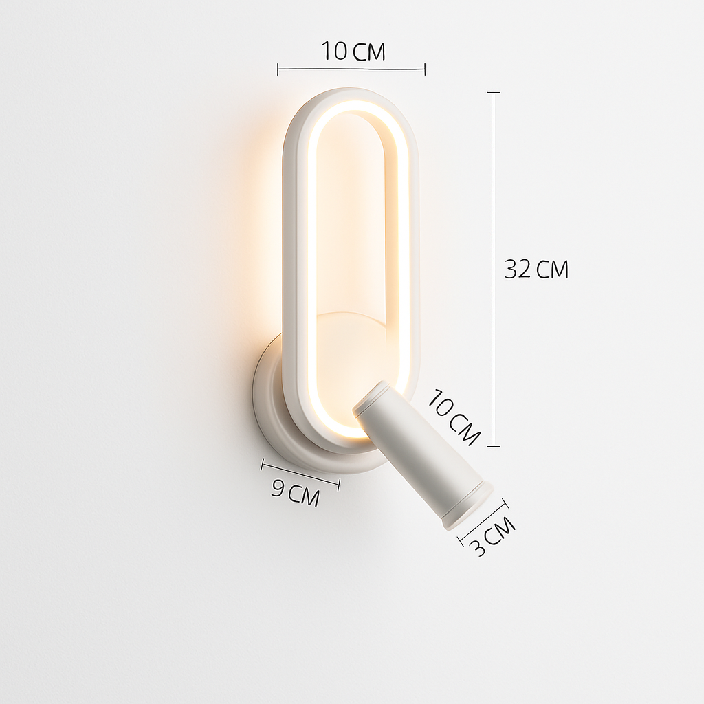 Applique murale LED lampe liseuse pour chambre hôtel tête de lit nuit livre lampe Rotation chevet avec intérieur LED Booklight 90-260V
