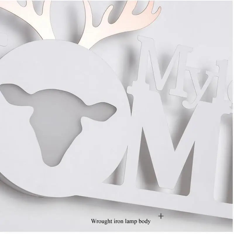 applique murale led lettre pour décoration intérieure enfants