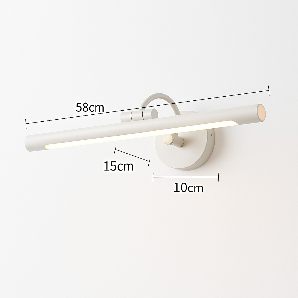 Applique murale LED longue pour miroir de salle de bain