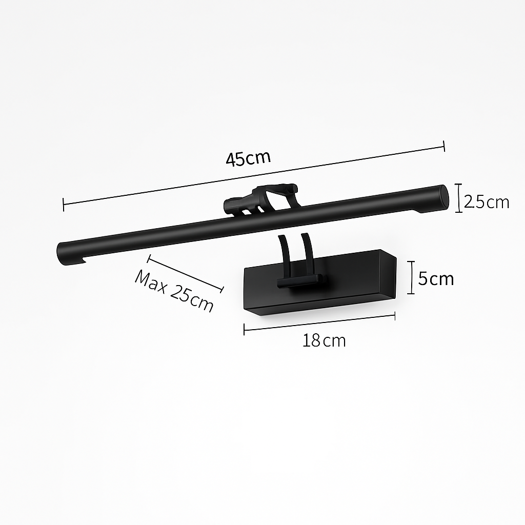 Applique murale LED longue pour miroir de salle de bain