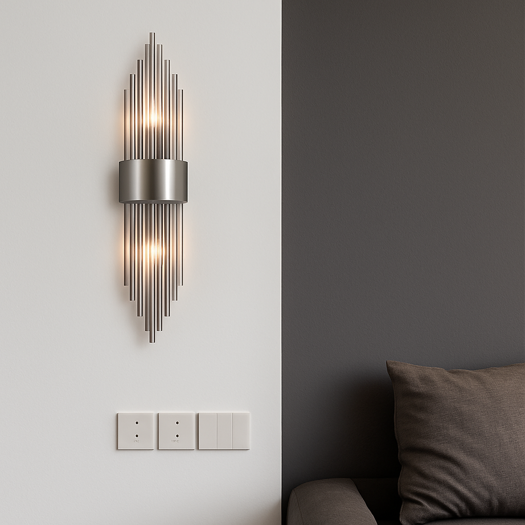 applique murale led luxe moderne dorée