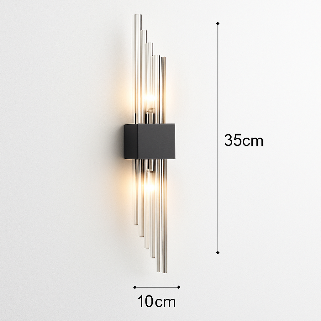 applique murale led luxe moderne dorée