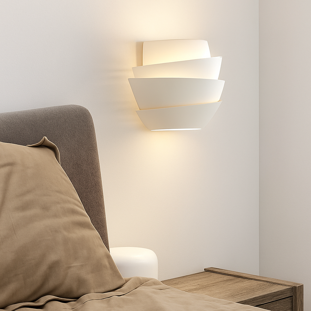 applique murale led métal pomme de pin nordique simple et créative
