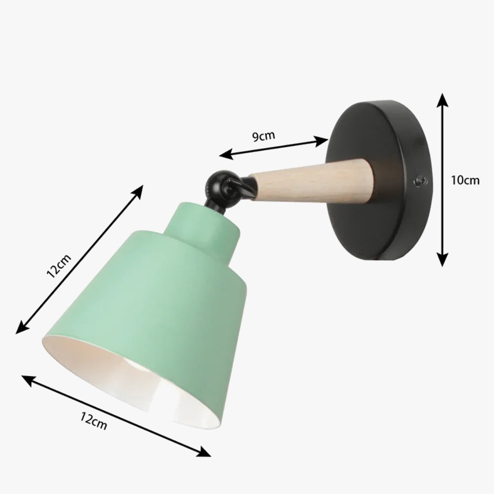 Applique murale LED macaron