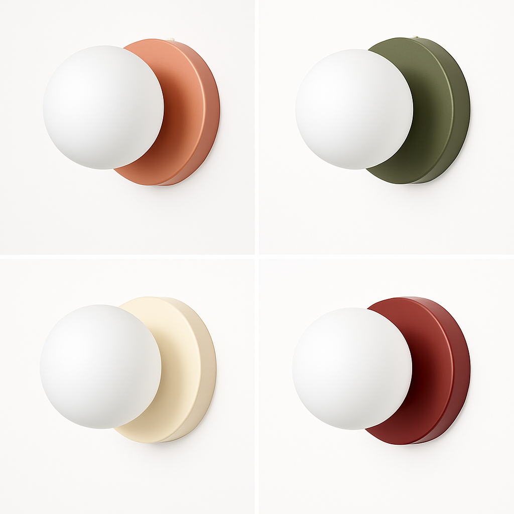 Applique murale LED Macaron créative 10/12cm