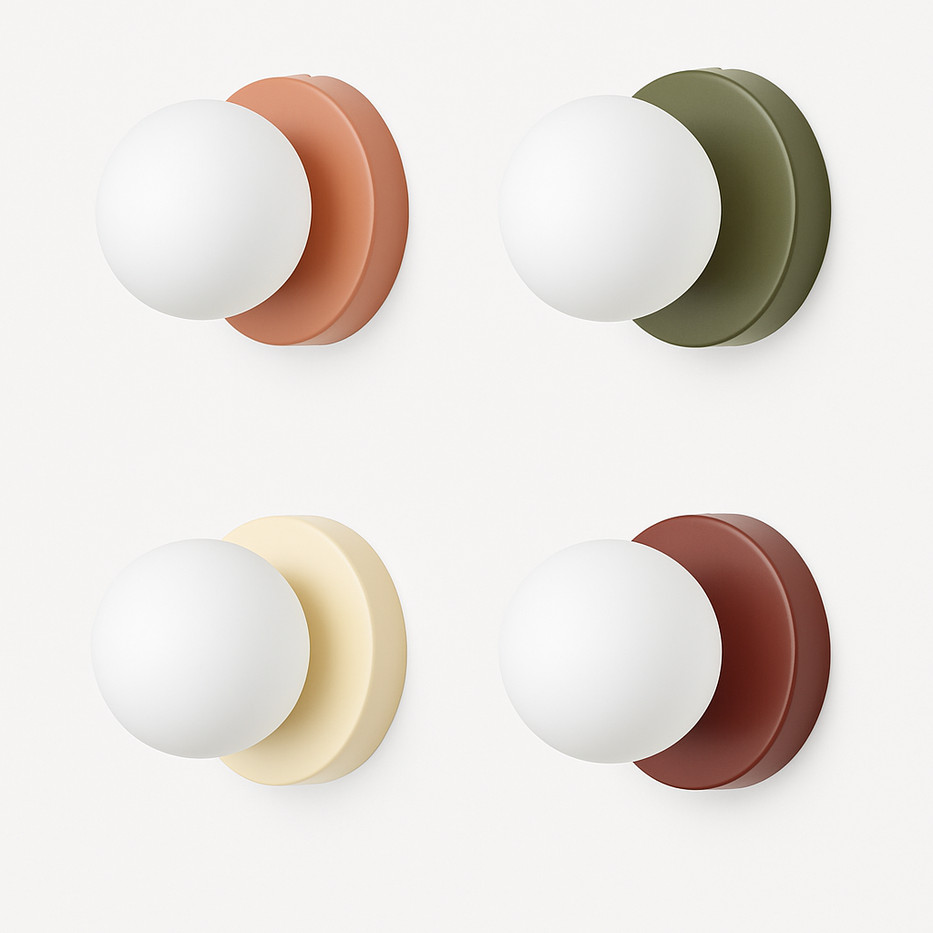 Applique murale LED Macaron créative 10/12cm