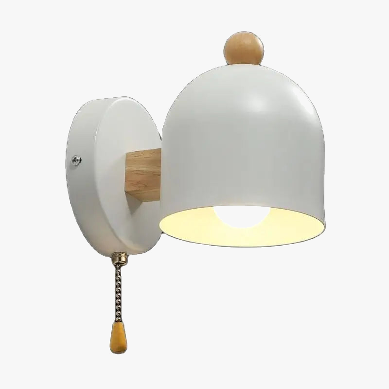 applique murale led macaron nordique décoration moderne avec interrupteur
