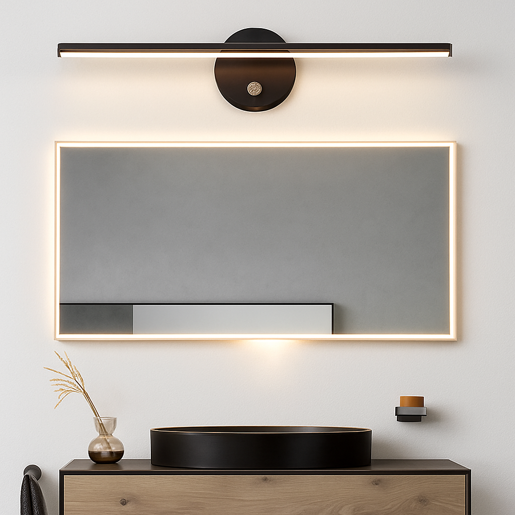 applique murale led maison chambre chevet miroir interrupteur