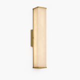 applique murale led marbre moderne en cuivre naturel