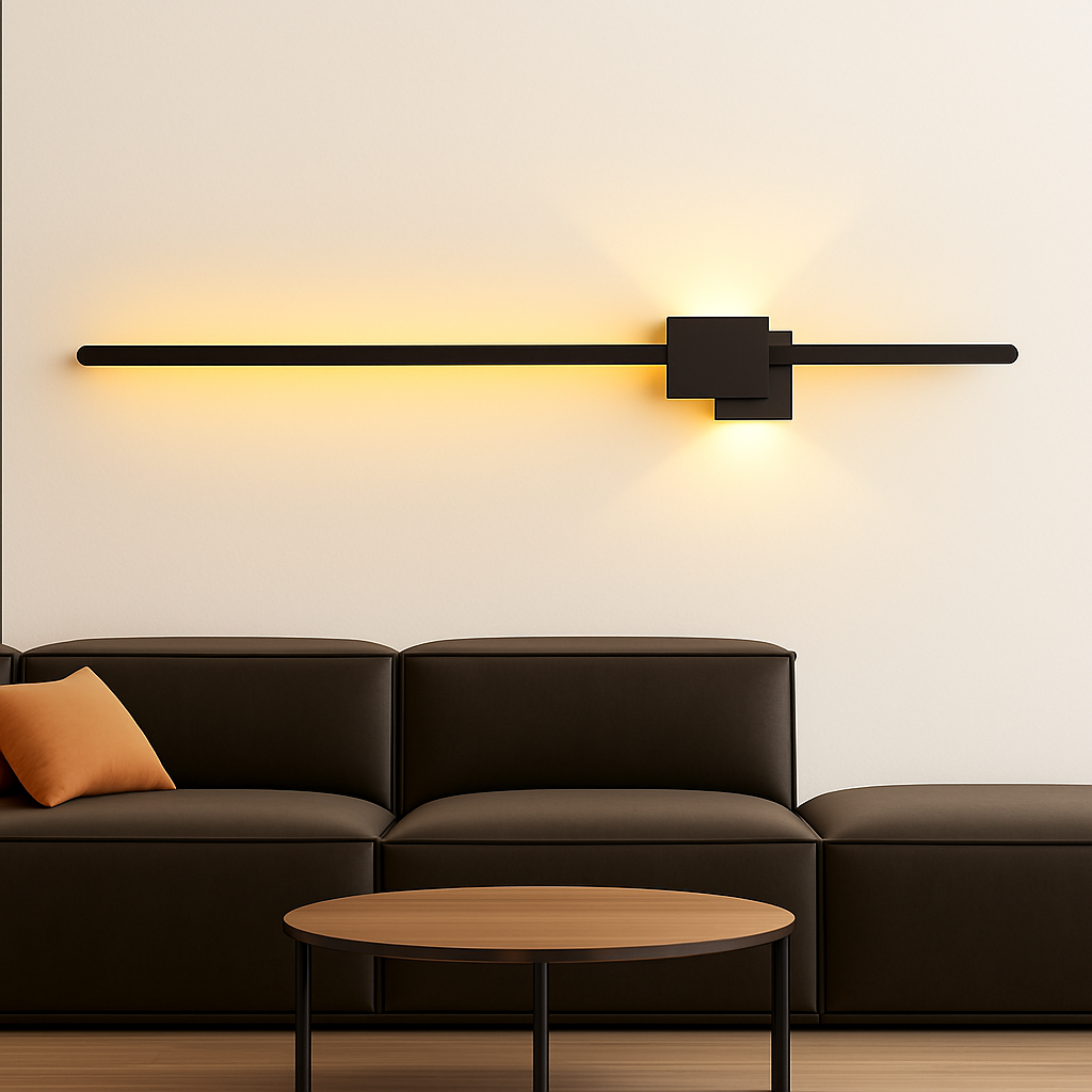 applique murale led minimaliste design artistique