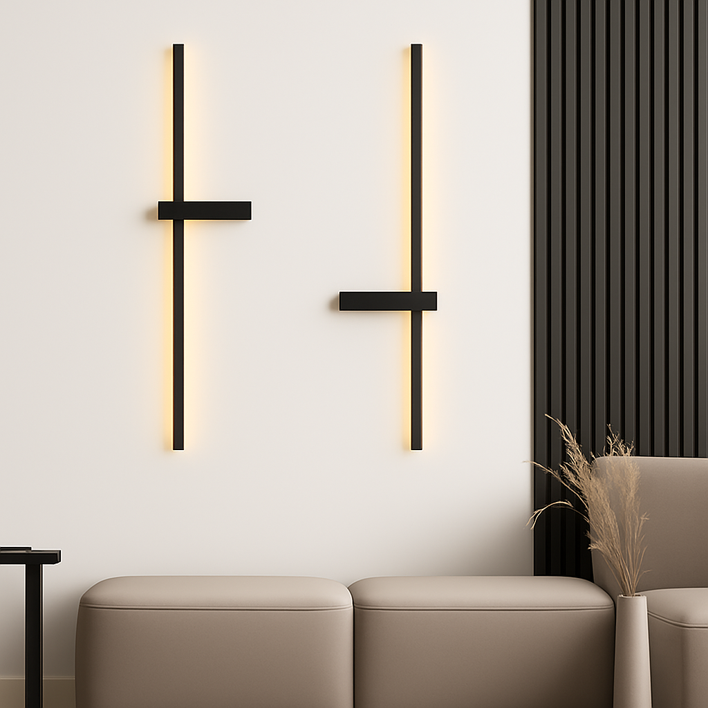 applique murale led minimaliste design artistique