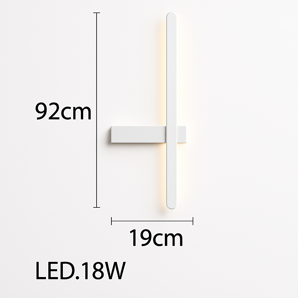applique murale led minimaliste design artistique