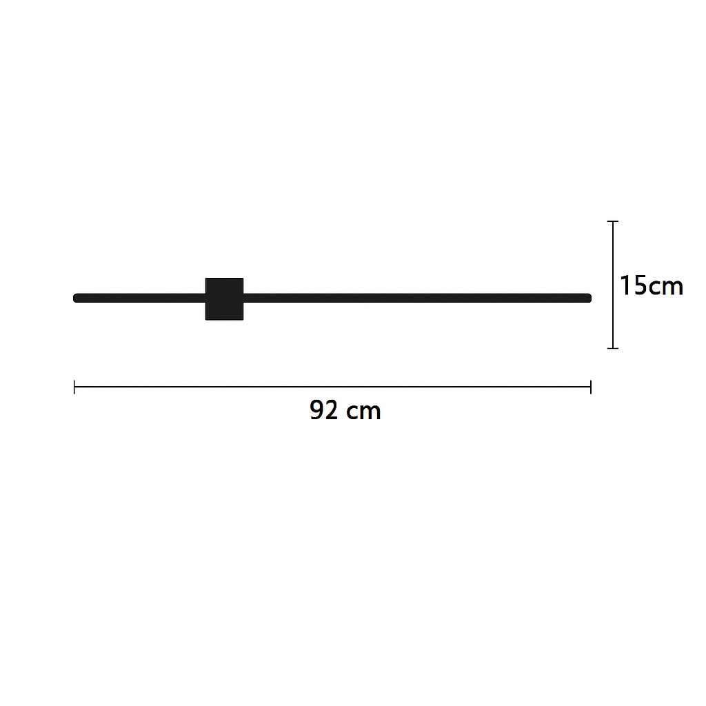 applique murale led minimaliste design artistique