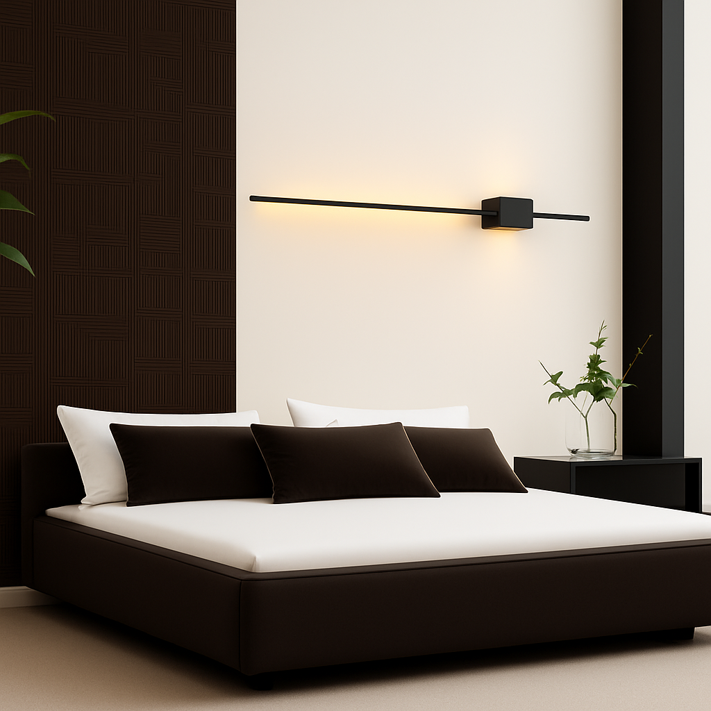 applique murale led minimaliste design artistique