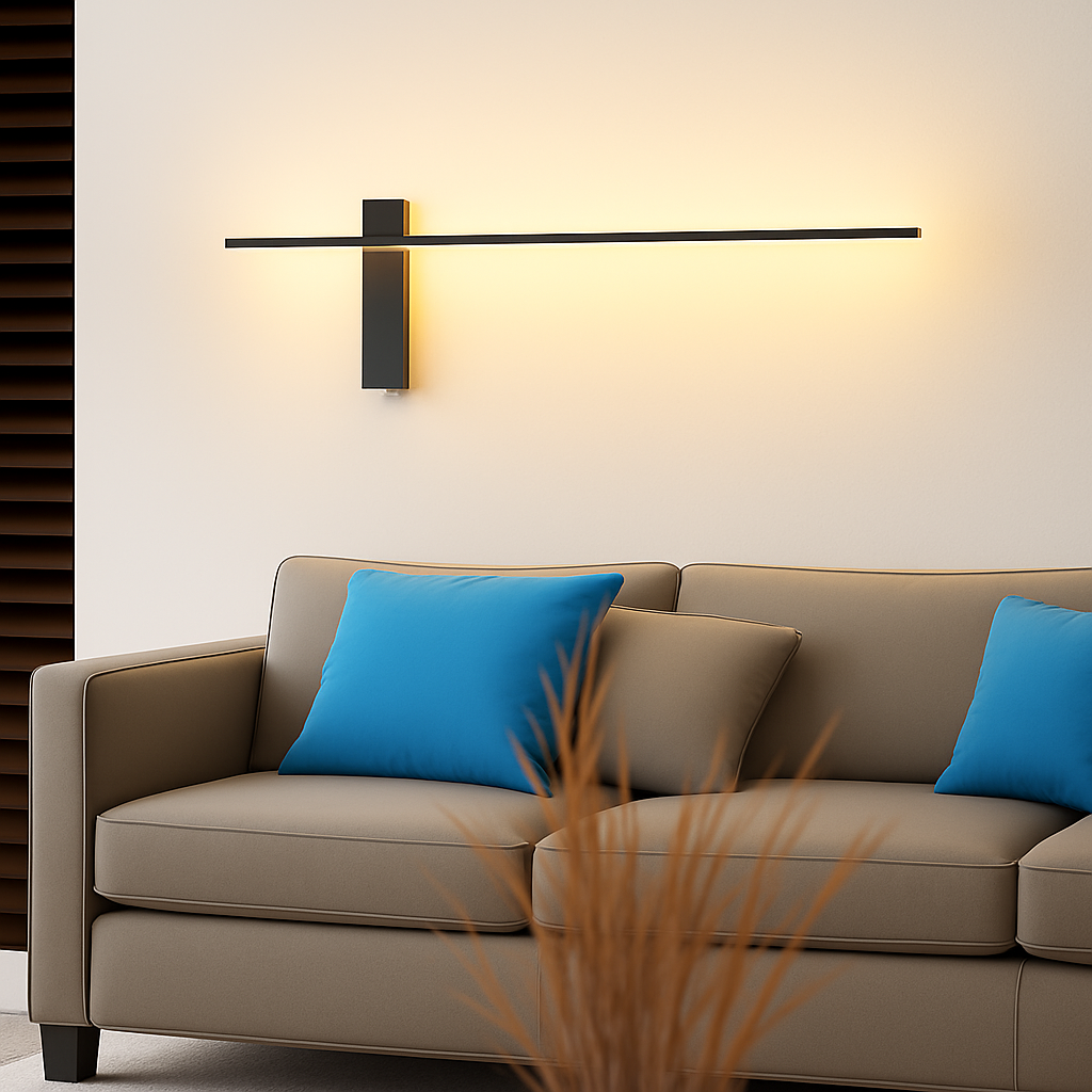 applique murale led minimaliste design artistique