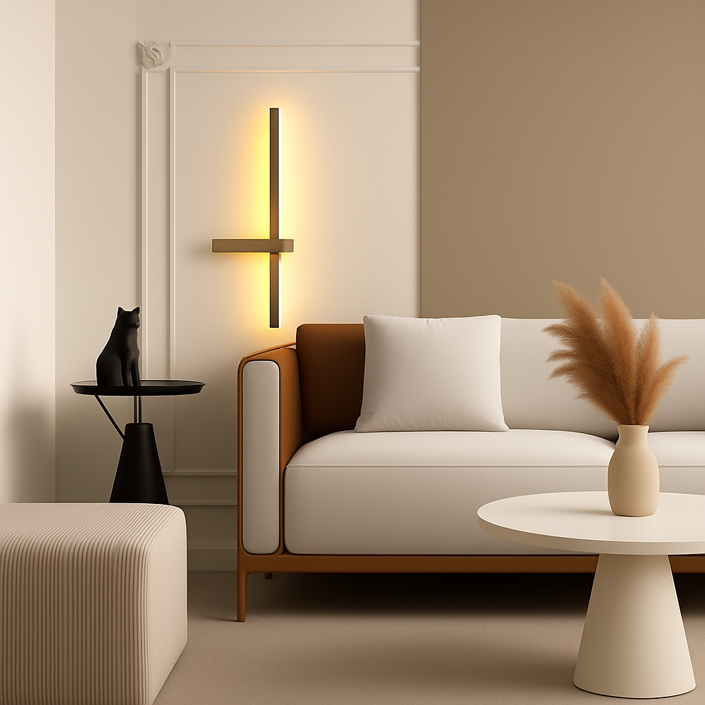 applique murale led minimaliste design artistique