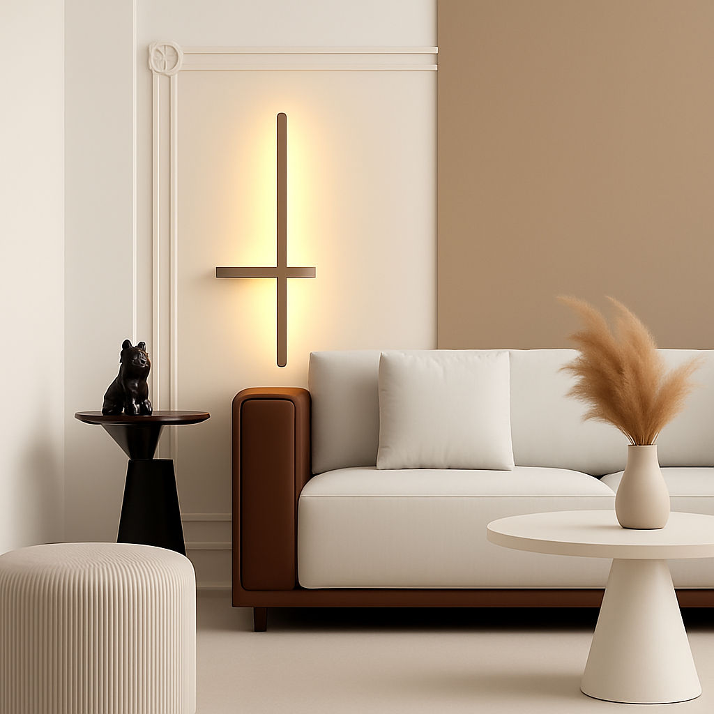 applique murale led minimaliste design artistique