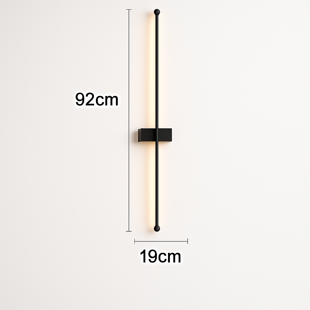 applique murale led minimaliste design artistique